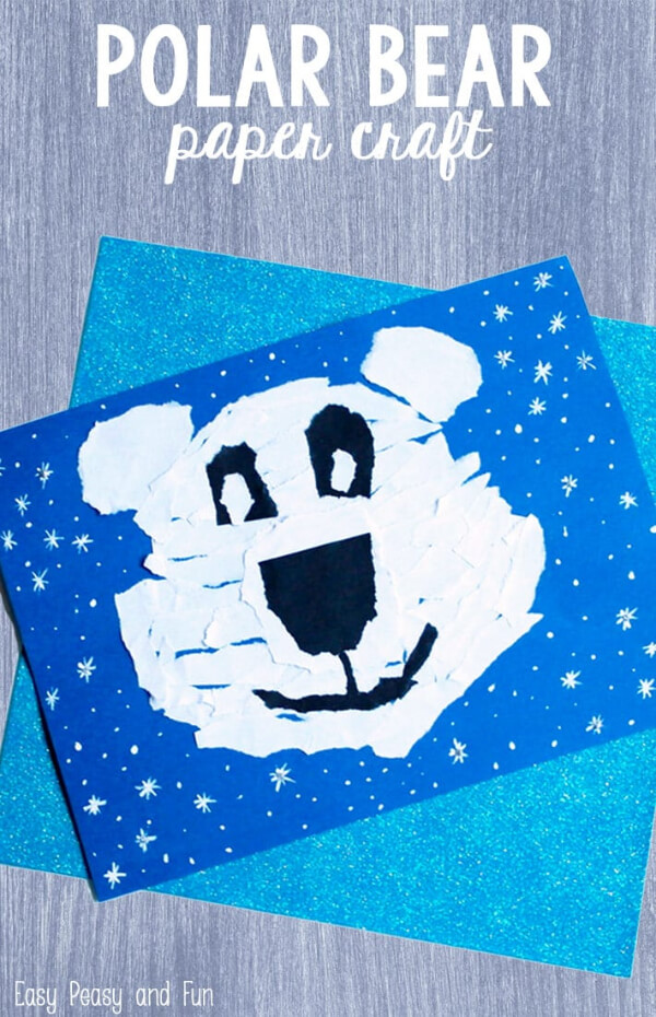 The Polar Collage Cute Polar Bear Crafts for Kids