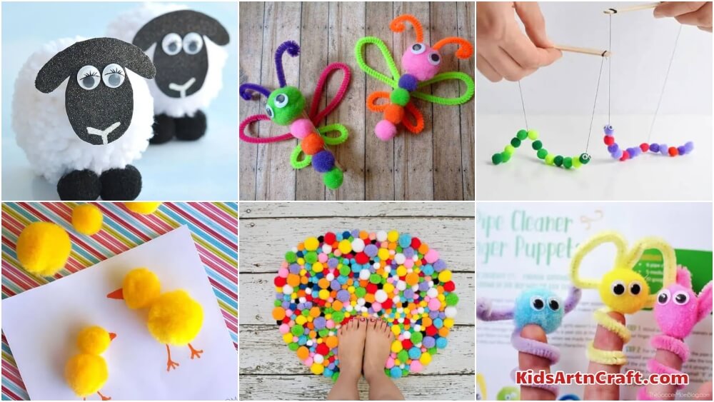 Pom Pom Craft Ideas For Kids