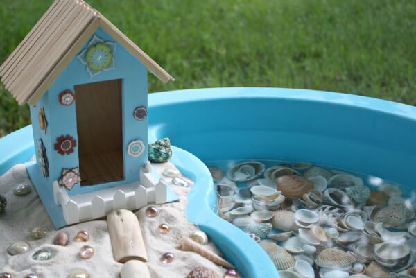 Beach Sensory Play Idea For Toddlers