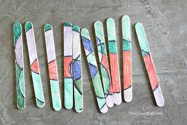 Easy & Quick Popsicle Stick Puzzle Craft
