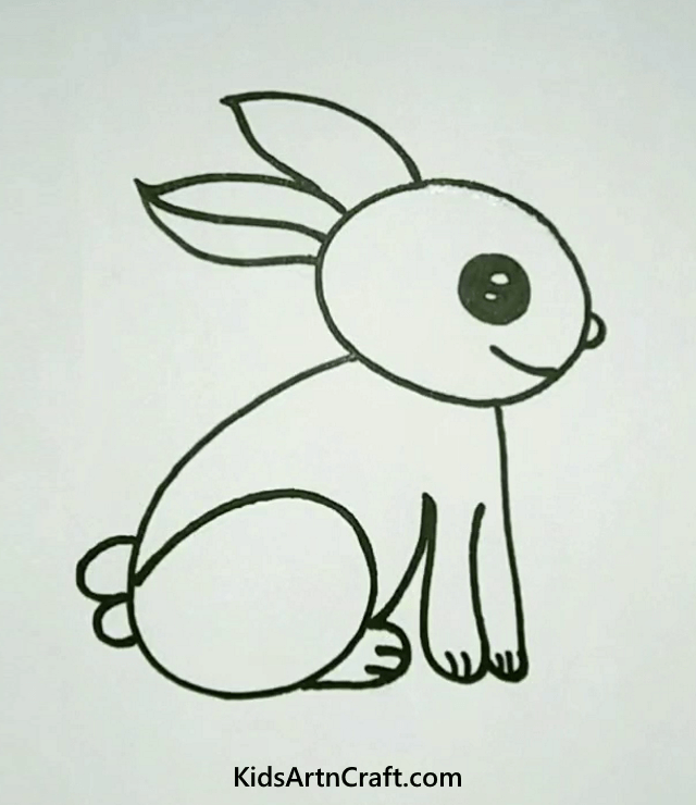 Easy Draw A Racing Rabbit for Kids