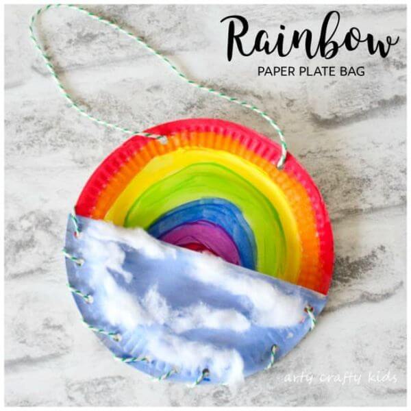 Eye Catching Rainbow PaperBag Crafts For Kids