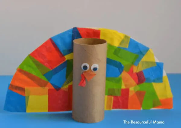 Toilet Paper Roll Turkey Kid Craft