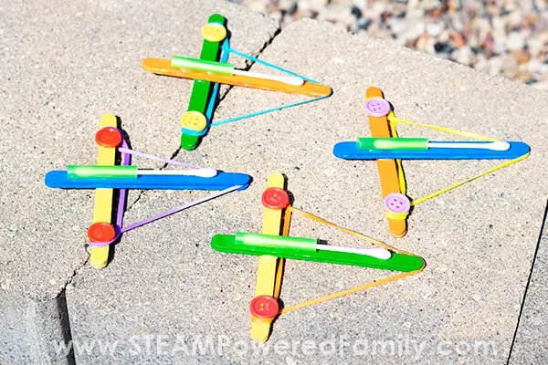 Launchers Craft Project Idea With Popsicle Stick For Kids