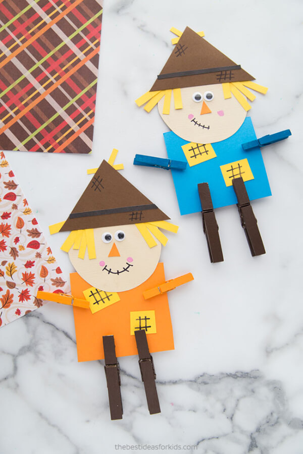 Scarecrow Craft Fall Crafts To Make With Kids