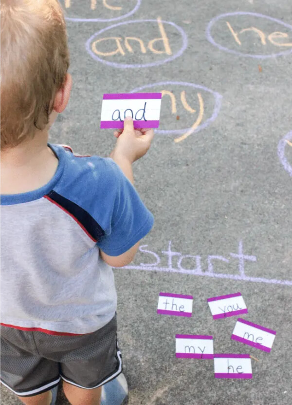 Sidewalk Chalk Games Activities for Kids