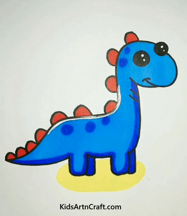Lovely Animal Drawings for Kids Dinosaur of Ages
