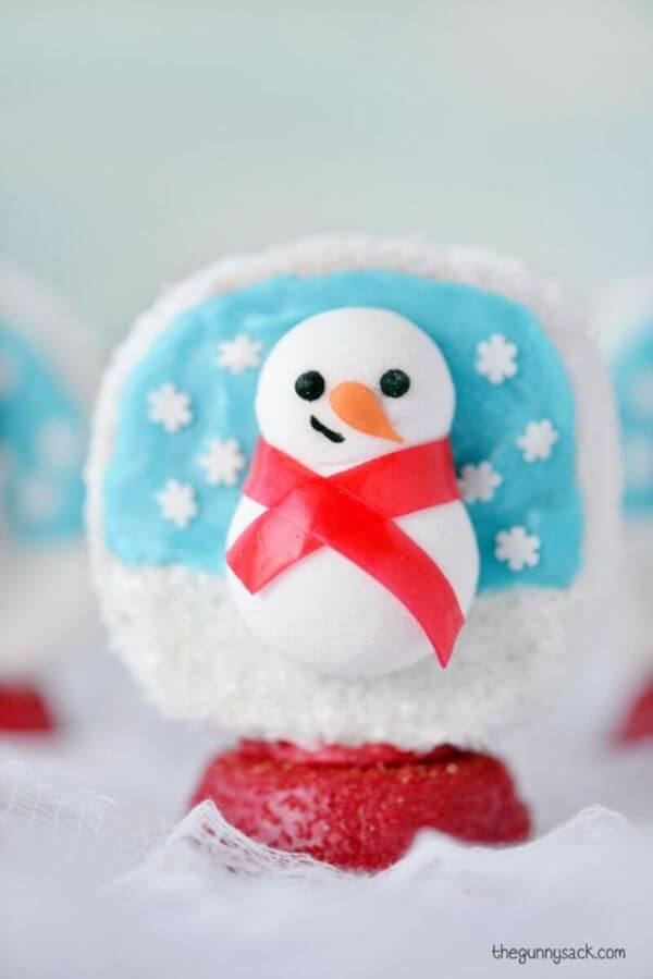 Snowman Cookies For Summers Snack Cake Crafts For Kids 