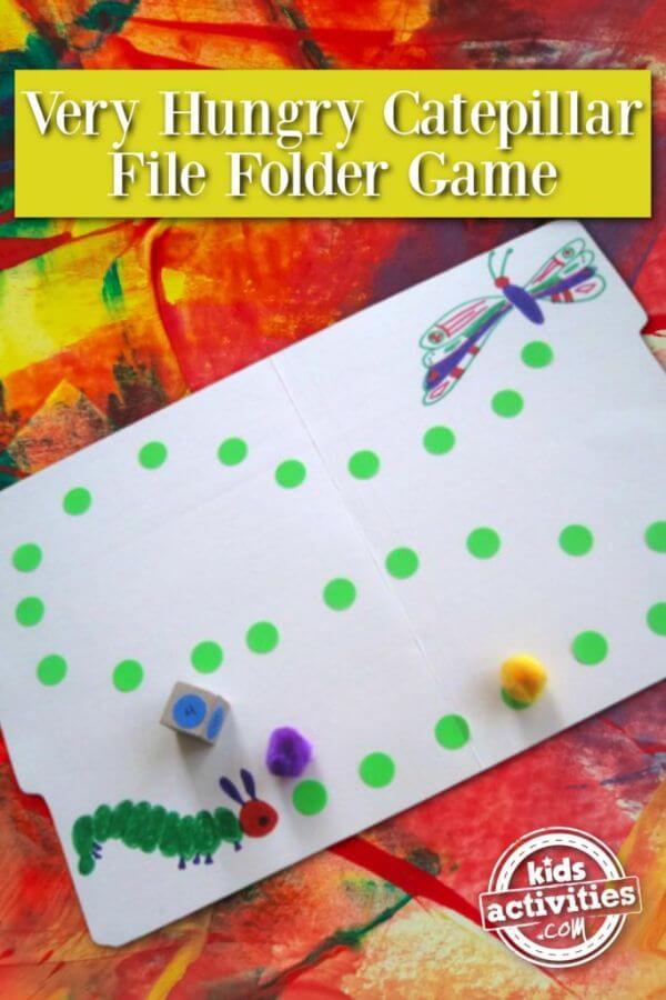 Roll The Dice And Feed The Caterpillar Board Game