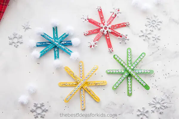 Snowflake Ornaments Decoration Craft At Home