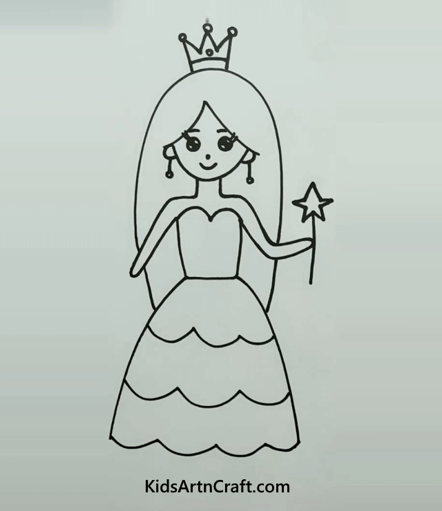 Cute Girl Drawing Ideas For Kids Princess