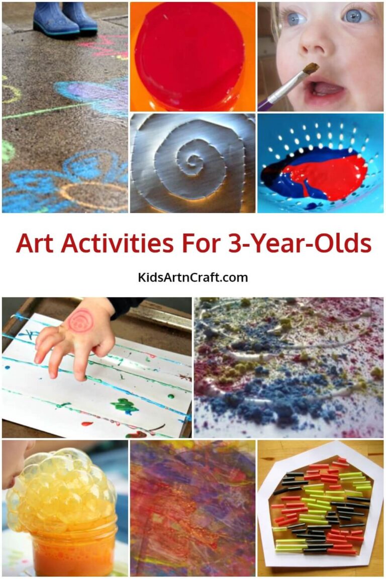 Art Activities For 3-Year-Olds - Kids Art & Craft