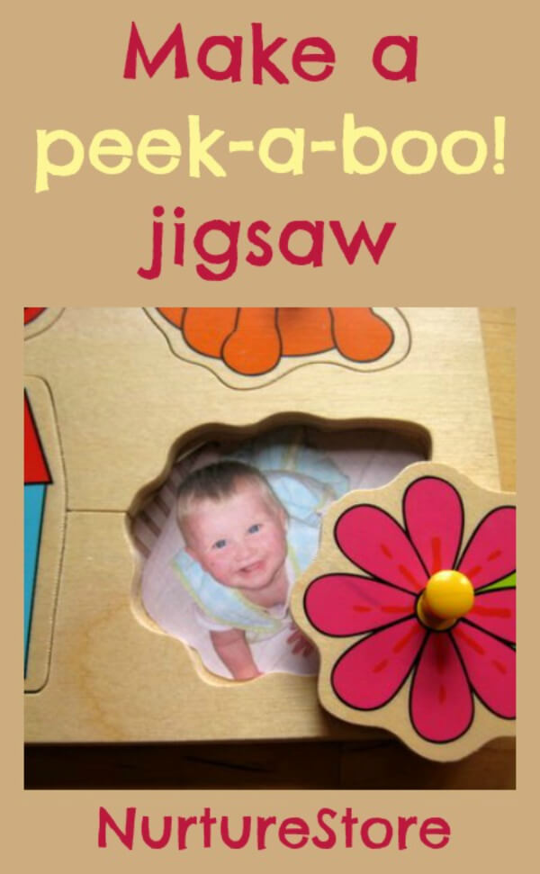 How To Make a Personalised Jigsaw Puzzle Game DIY Stacking Toy Activities For Toddlers