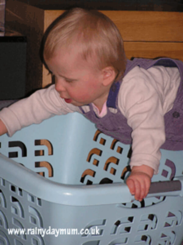 Baby Play Laundry Basket Games Ideas For Toddlers