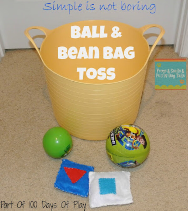 Simple Ball & Bean Bag Games Craft For Kids
