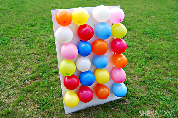 Easy-Peasy Balloon Dart Board Game Idea For Kids : Fun Balloon Games For Kids