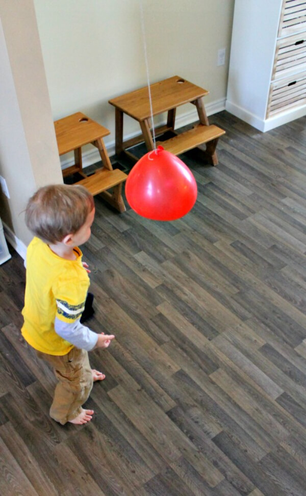 Easy-To-Make Balloon Punch Bag Game Idea For Little Fighters : Fun Balloon Games For Kids
