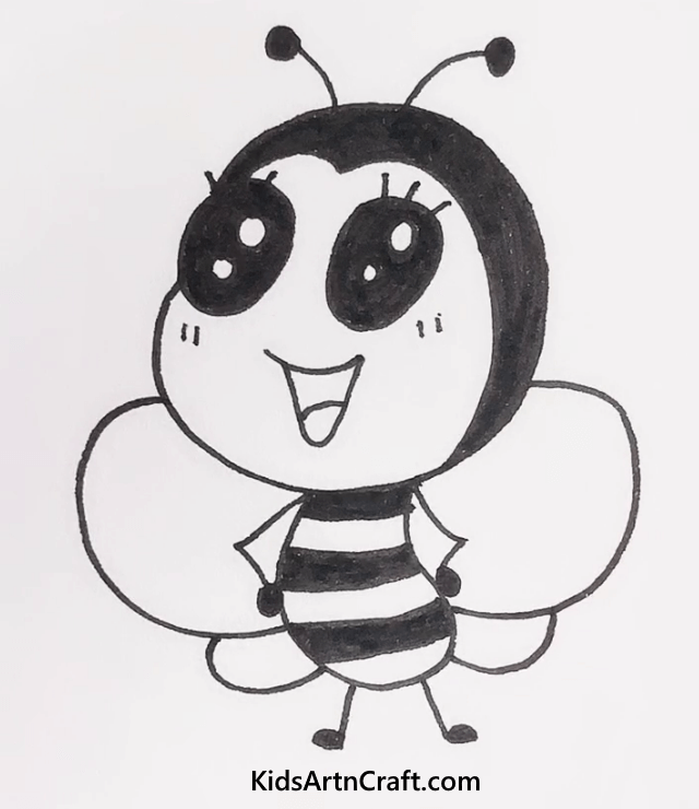  Beautiful Animal Drawings For Kids Honey Bee