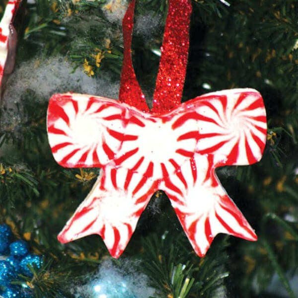 Cute DIY Peppermint Candy Ornaments For Decoration