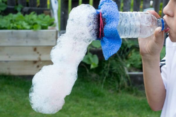 Joyful Soap Bubble Making Outdoor Game Idea For Kids DIY Outdoor Activities For Kids
