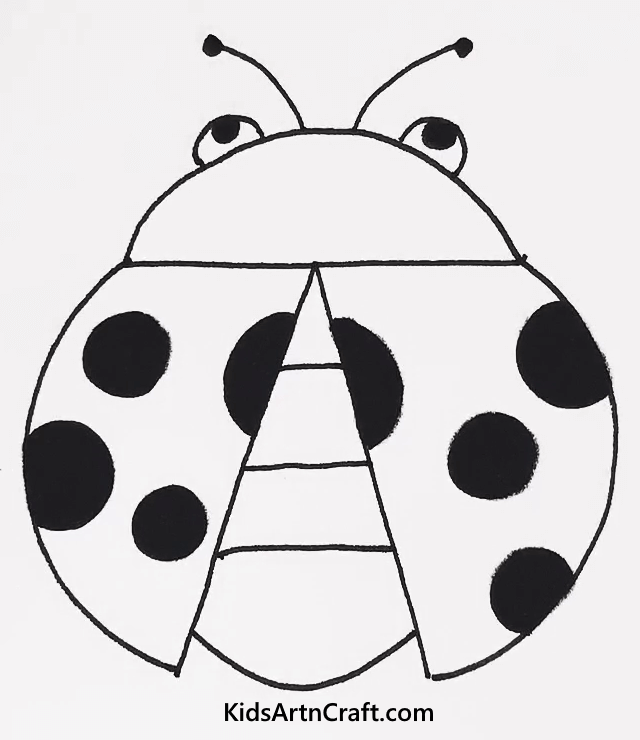 Creative Drawing Ideas For Kids Lady Bug
