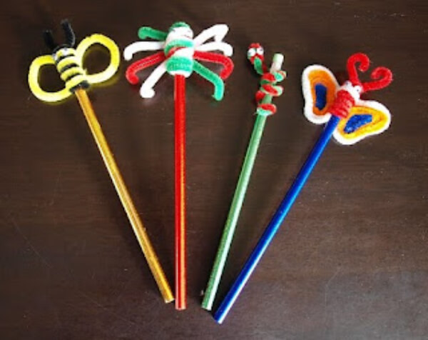Cute Bugs Pencil Toppers for Kids