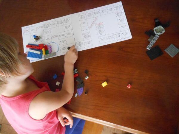 Super Fun Board Game With Lego DIY Board Games Ideas For Kids