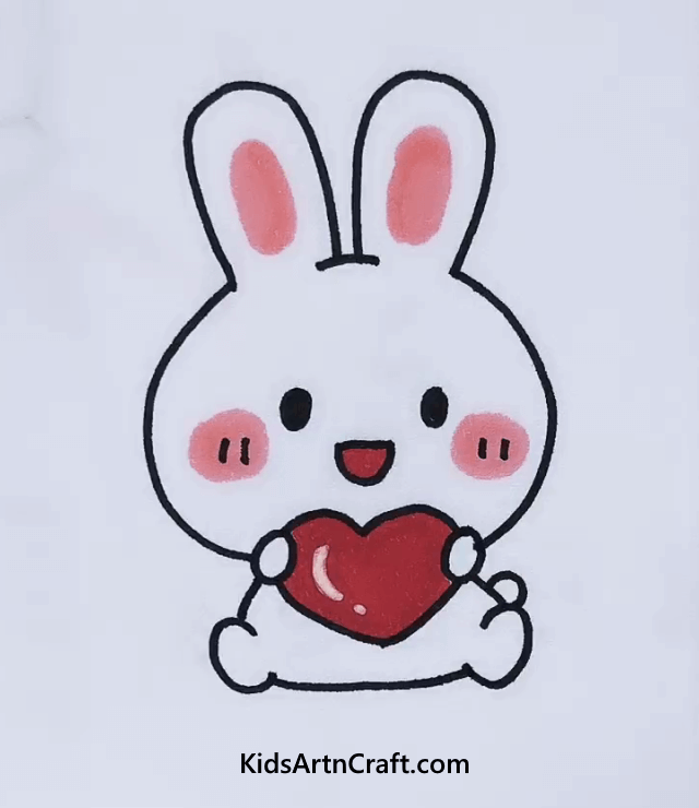 Cute Easy Drawings For kids Cute Bunny Drawing For Kids