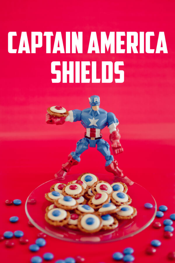 Creative Captain America Shields Snack Recipe For Boys Super Hero Party Ideas for kids