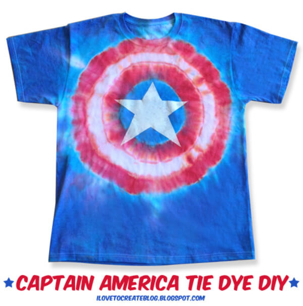 How To Make Tie Dye Avengers Shirt For Themed Party