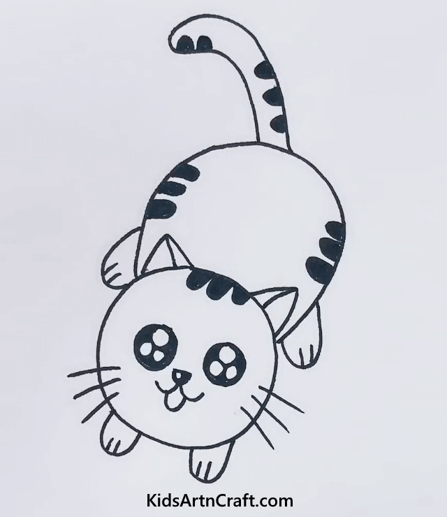  Beautiful Animal Drawings For Kids Cat