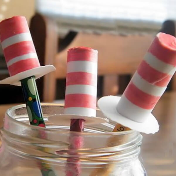Easy Hat Pencil Toppers for Kids
