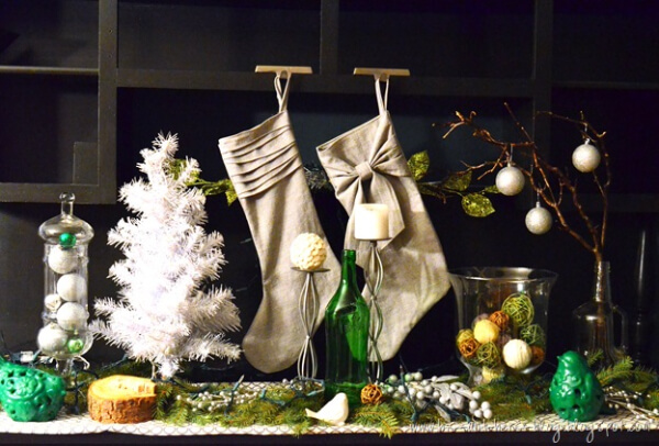 Denim Stockings - Presents for children during the holiday season