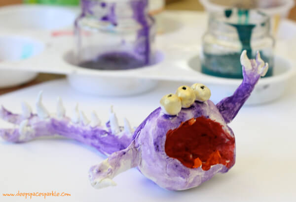 Crazy Monster Crafts For Kids Pinch Pot Monster