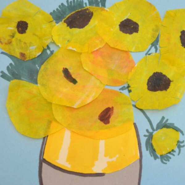 Vincent Van Gogh Inspired Activities for Kids Vincent Van Gogh's "Sunflowers"