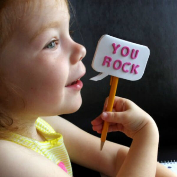 Motivational Pencil Toppers for Kids Pencil Toppers For Kids