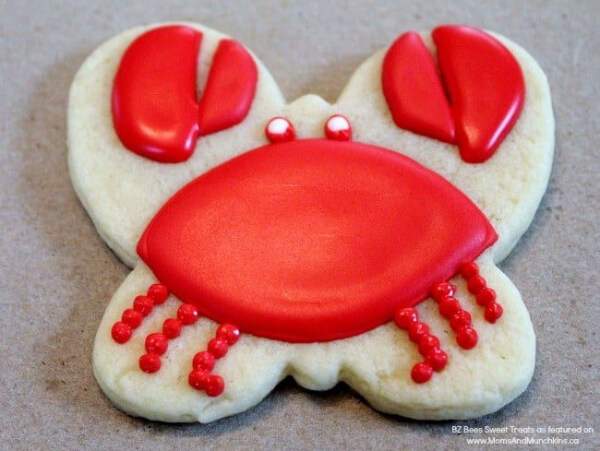 Easy Cookies Decoration Ideas For Kids Way too crab-ish