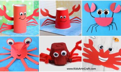 Easy Crab Crafts for Kids to Make