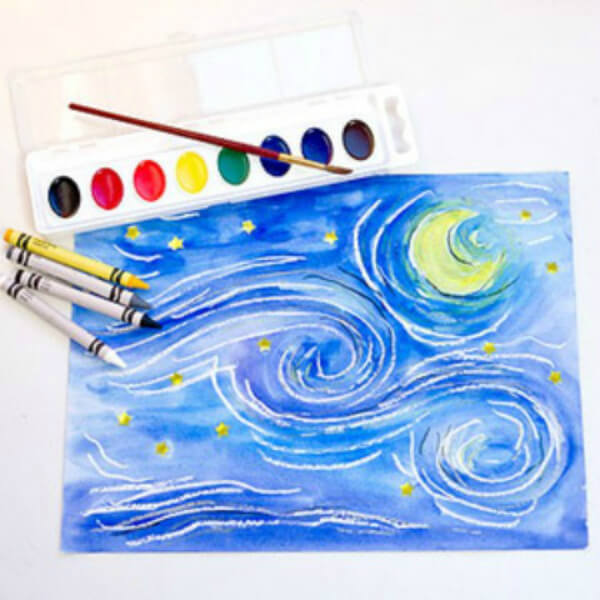 Vincent Van Gogh Inspired Activities for Kids Starry Night By Vincent Van Gogh