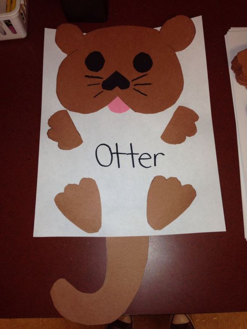 Otter On Paper