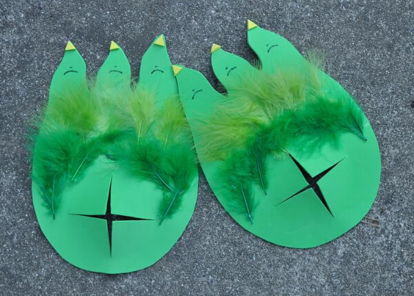 Crazy Monster Crafts For Kids Monster feets