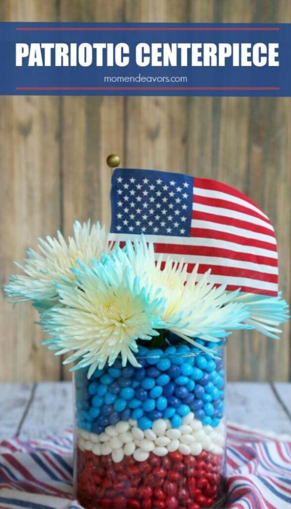 4th Of July Crafts And Recipes For Kids DIY Patriotic Table Centerpiece Craft For 4th Of July Celebration