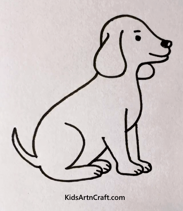 Simple Dog Drawing - Appealing Renderings of Creatures for Infants