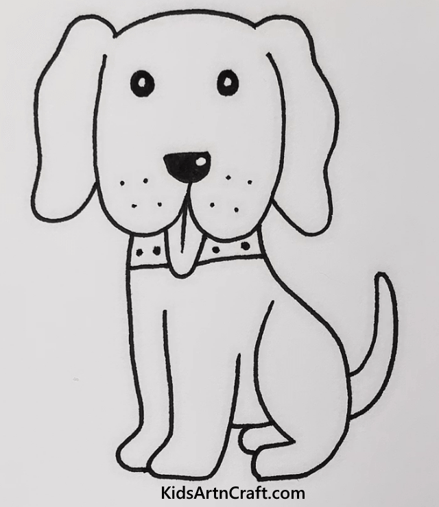 Cute Animal Drawings for Kids Dog