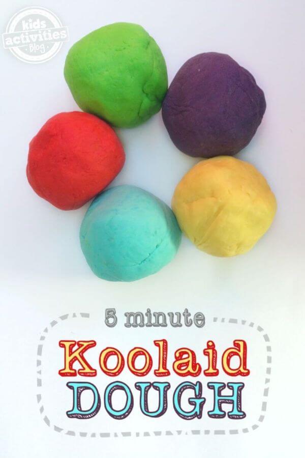 Kool-Aid Dough Play Kool-Aid Ideas For Kids 