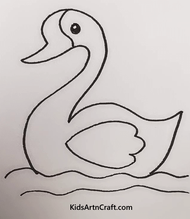 Simple Animal & Birds Drawings for Kids Duck