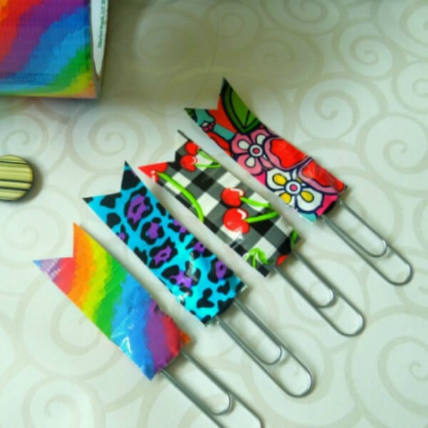 DIY Bookmarks For Kids Easy Duct Tape Bookmark