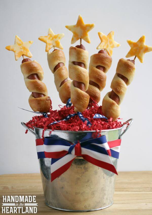 4th Of July Crafts And Recipes For Kids Easy 4th Of July Firecracker Hot Dogs Recipe