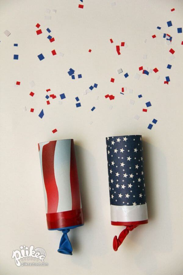 Easy Confetti Launchers Craft For Kids