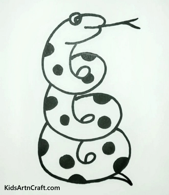 Easy To Make Animal Drawings For Kids Snake